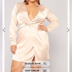 Fashion nova Curve dress (Taupe)